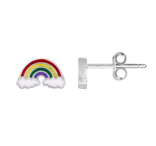 Rainbow Stud Earrings