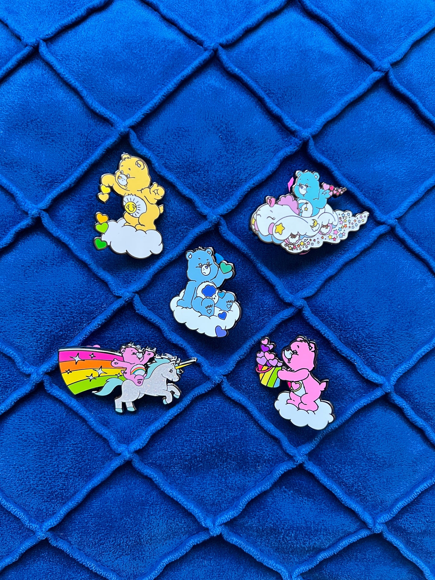 Cloud Car Bedtime Bear Pride Pin, Care Bears