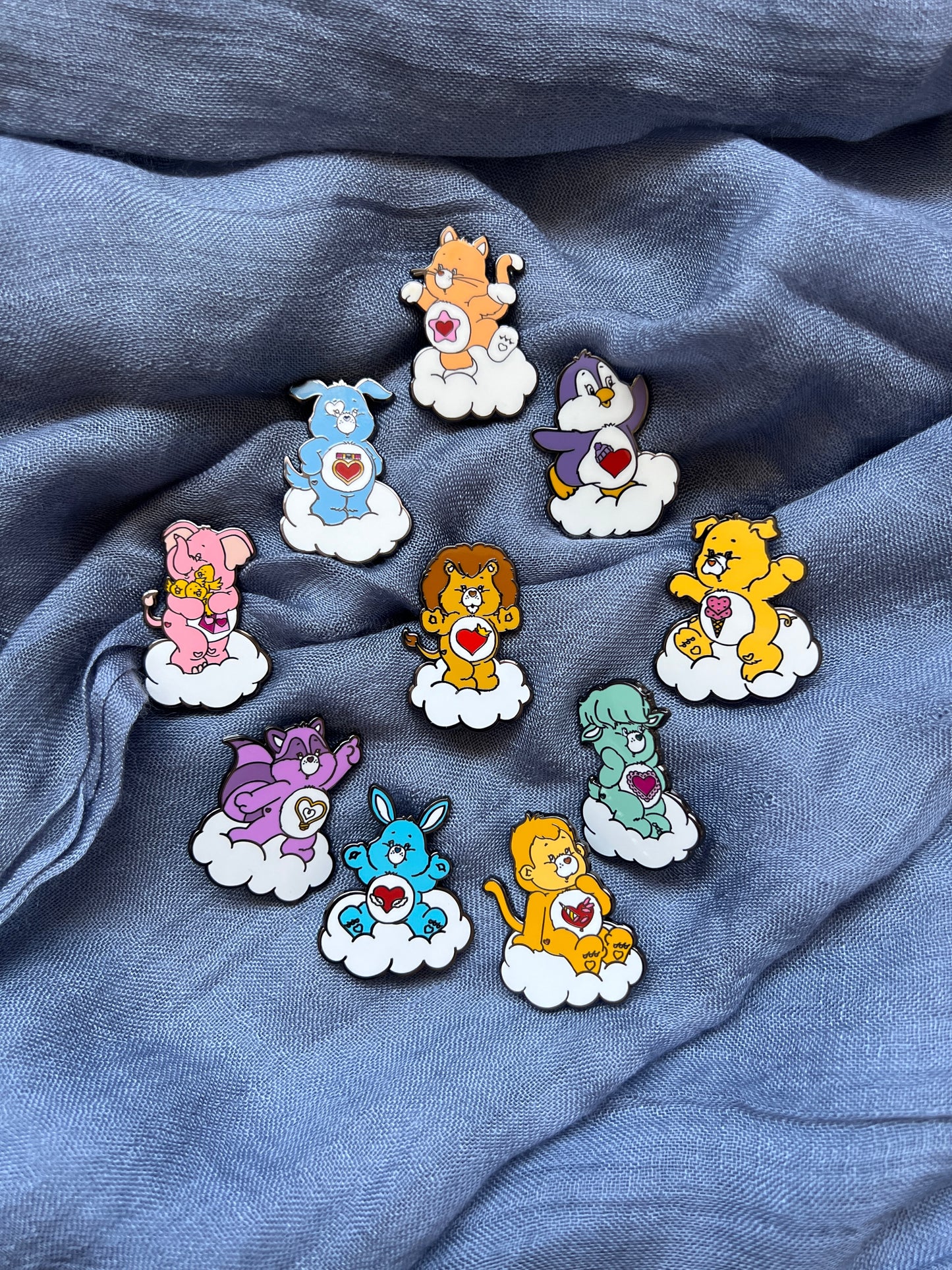 Brave Heart Lion Pin, Care Bears Cousins