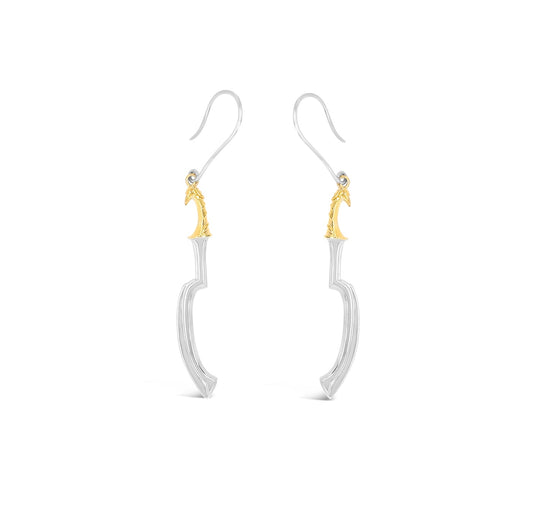 Blade of Anubis Earrings, Avital's Armory