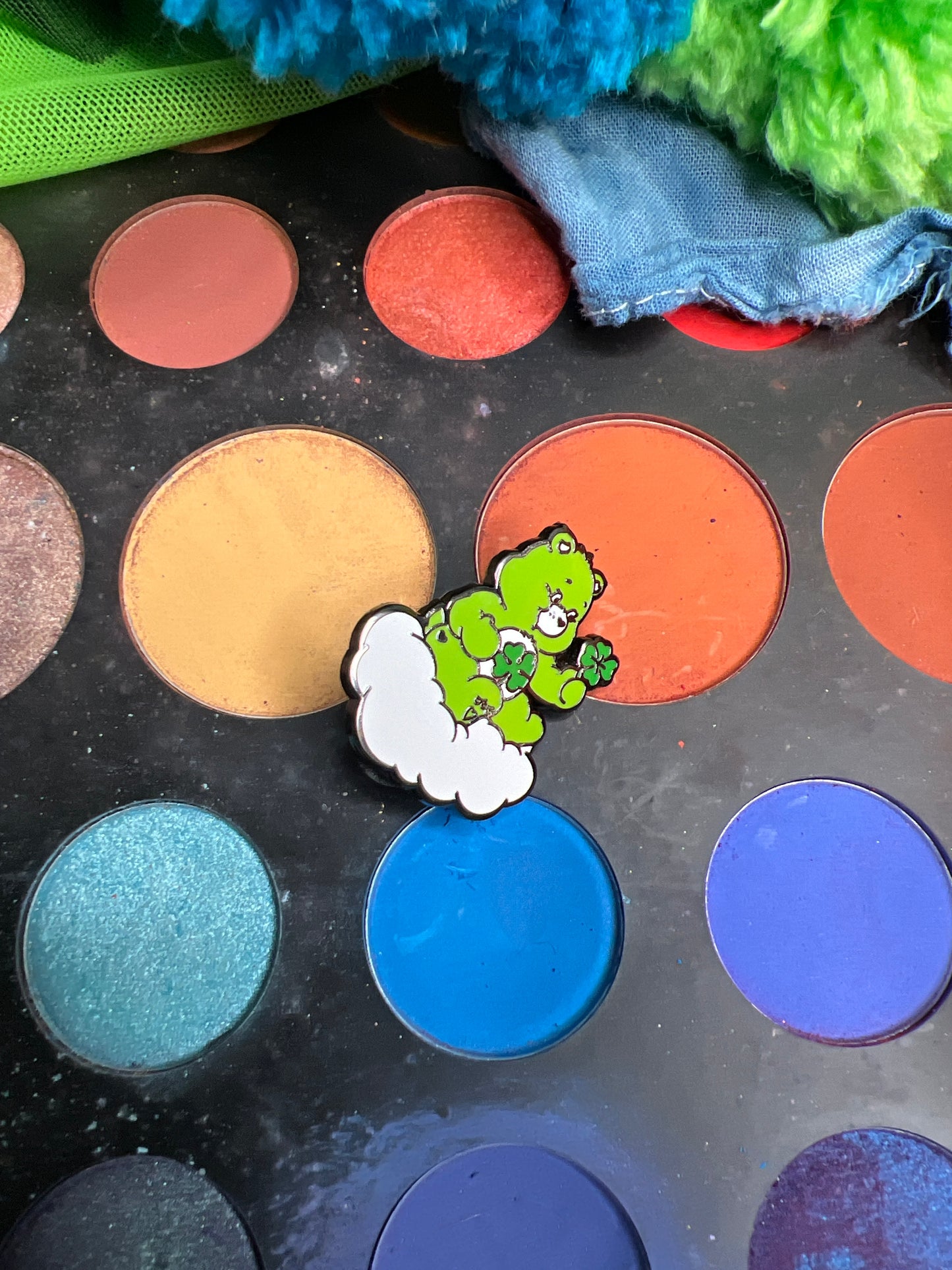 Good Luck Bear Pin, Care Bears
