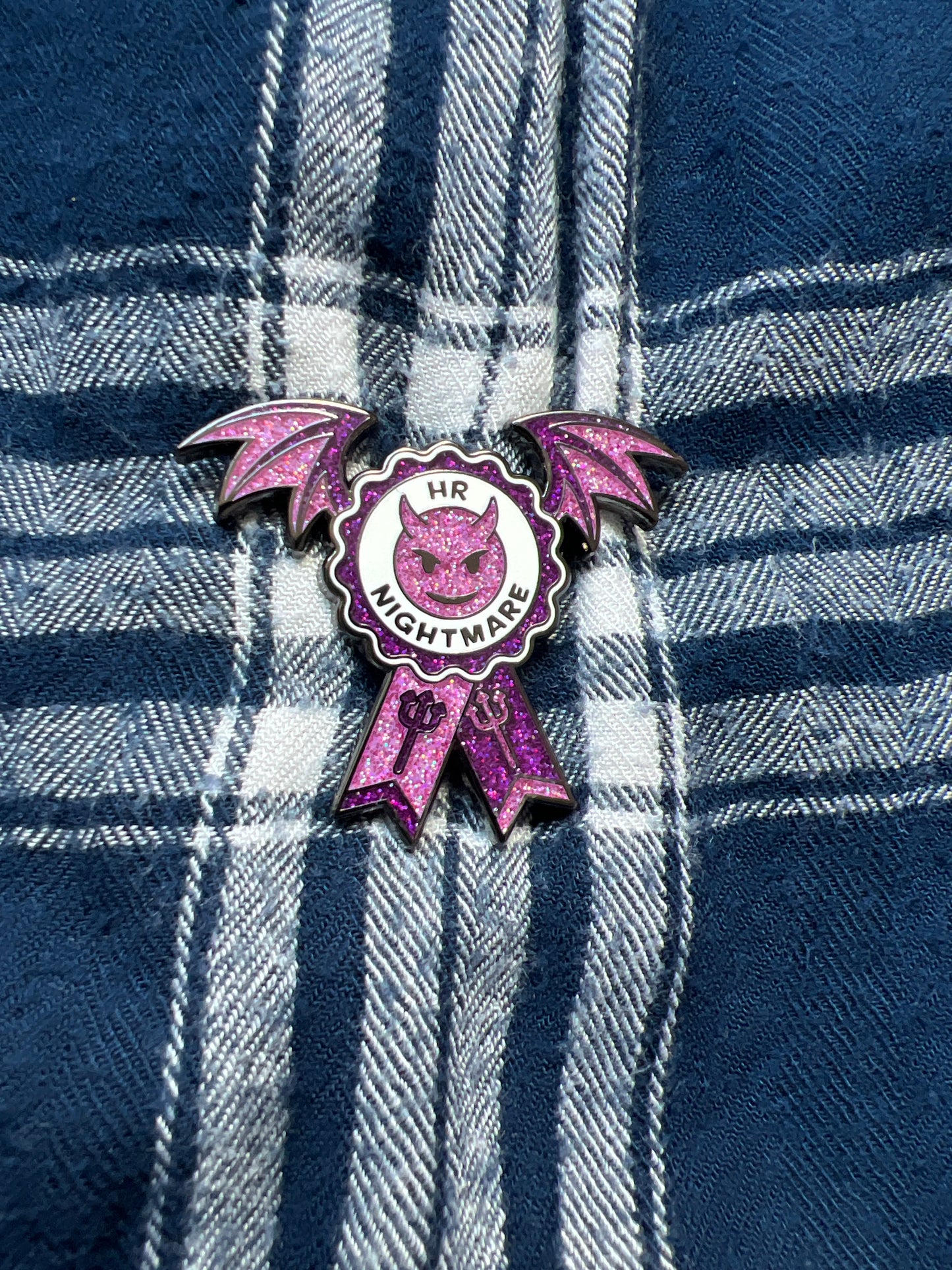 HR Nightmare Ribbon Pin