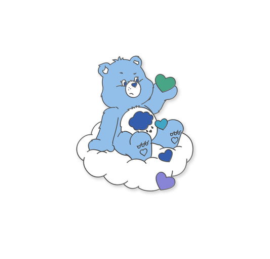 Grumpy Bear Pride Pin, Care Bears