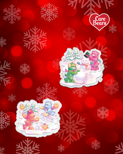 Christmas Wishes Pin, Care Bears