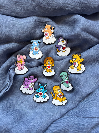 Brave Heart Lion Pin, Care Bears Cousins