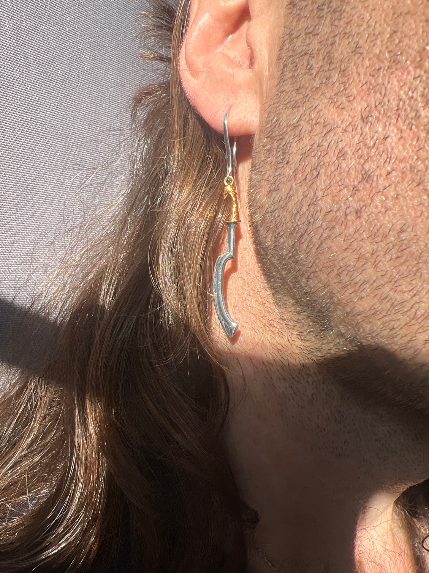 Blade of Anubis Earrings, Avital's Armory