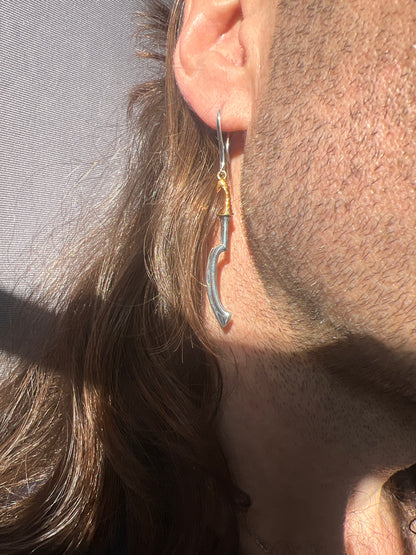 Blade of Anubis Earrings, Avital's Armory