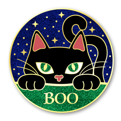 Boo Cat Pin, Black Dagger Brotherhood