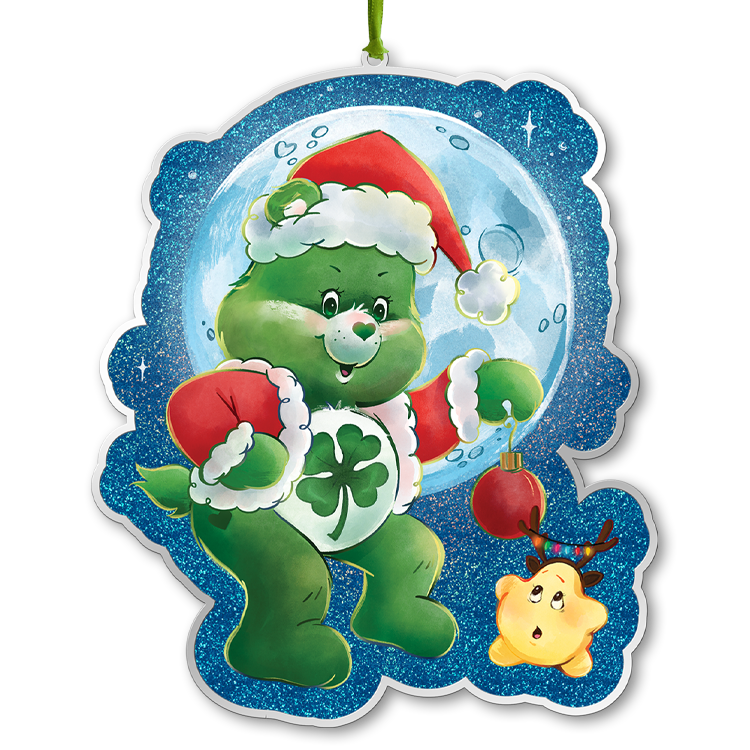 Lucky Grinch Ornament, Care Bears