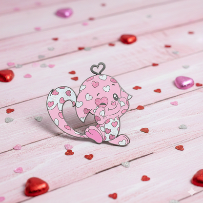 Valentine Kacheek Pin, Neopets **PRE-ORDER**