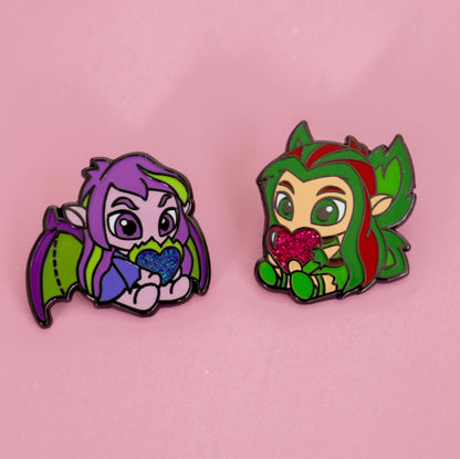 Jhudora + Illusen Mini Pin Set, Neopets
