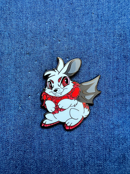 Halloween Cybunny Pin, Neopets