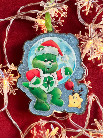 Lucky Grinch Ornament, Care Bears