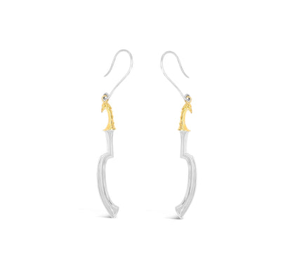 Blade of Anubis Earrings, Avital's Armory