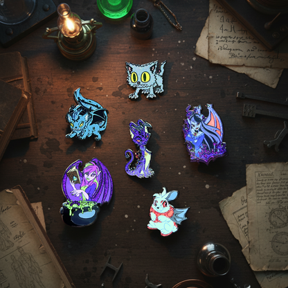 Jhudora Faerie Bust Pin, Neopets