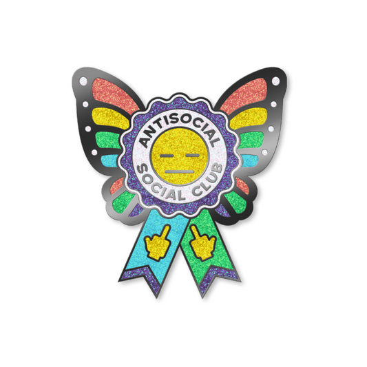Anti-Social Ribbon Pin