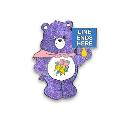 SDCC26 Gram Bear Line Ends Here, Care Bears