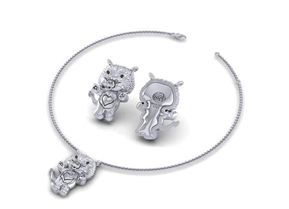 Brave Heart Lion Necklace, Care Bears Cousins