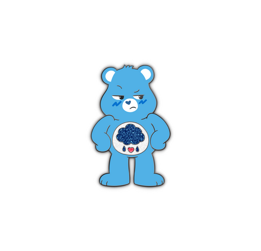 Grumpy Care Bear Pin