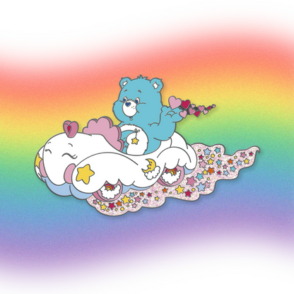 Cloud Car Bedtime Care Bear Pride Pin