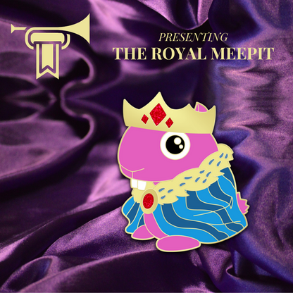 Royal Meepit Plush Pin